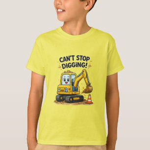 Camiseta Excavadora sin parar de cavar