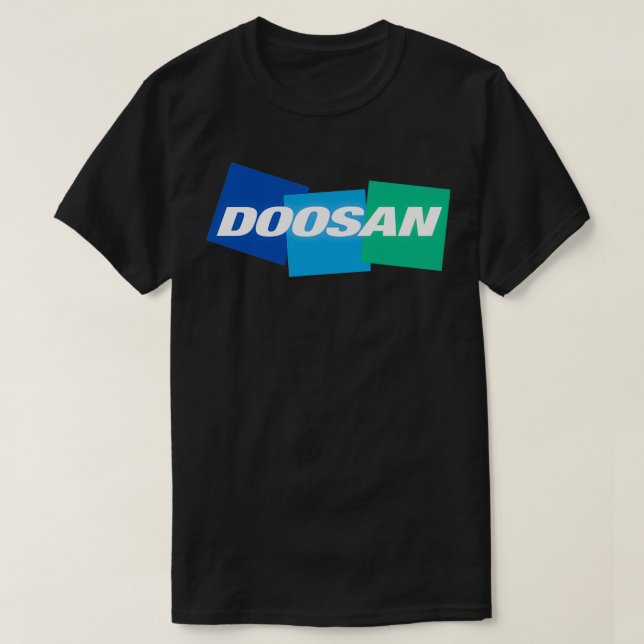 CAMISETA EXCAVADORES DOOSAN LOGO (Diseño del anverso)