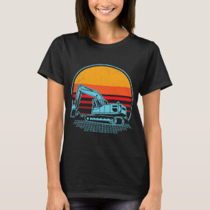 Camiseta Excavator Ex Retro Cajón estético gráfico de la pu