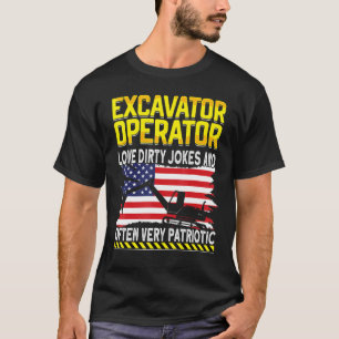 Camiseta Excavator operador de maquinaria pesada Digger Exc