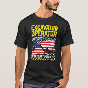 Camiseta Excavator operador de maquinaria pesada Digger Exc