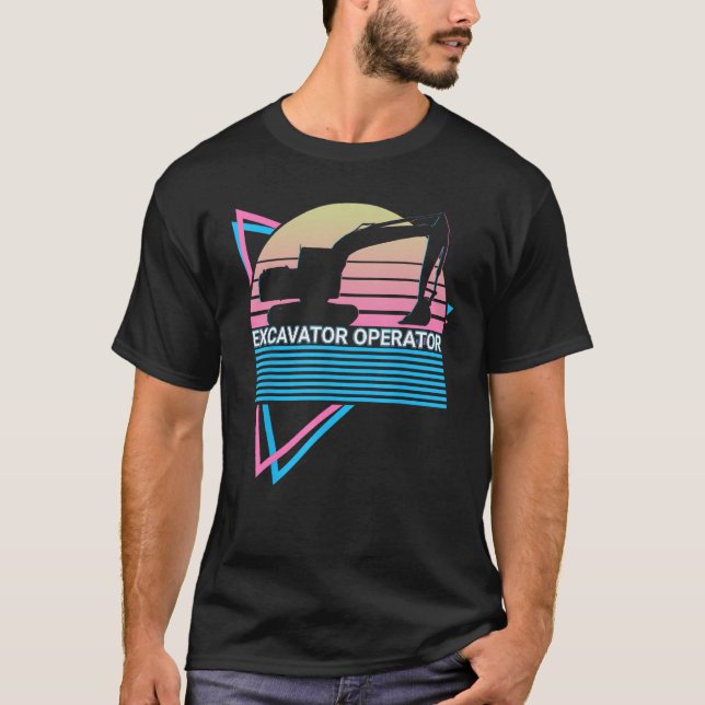 Camiseta Excavator Operator Heavy Equipment (Anverso)