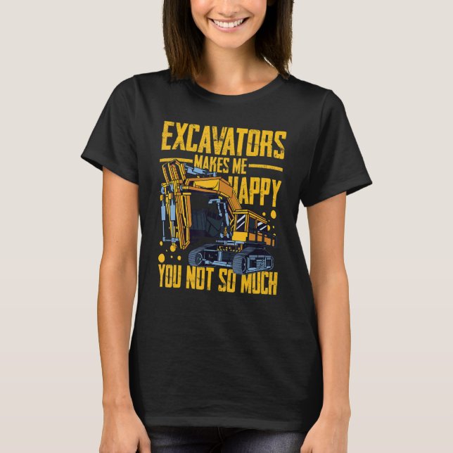 Camiseta Excavator Operator Remote Control Digger Machine R (Anverso)