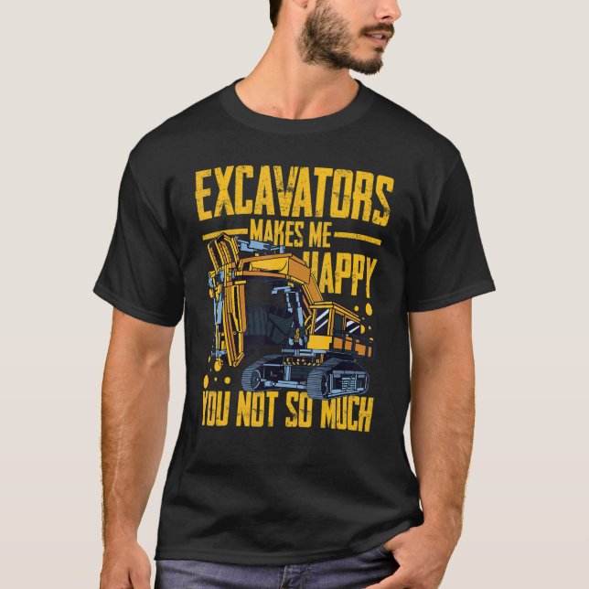 Camiseta Excavator Operator Remote Control Digger Machine R (Anverso)