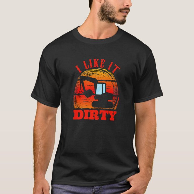 Camiseta Excavator Operator Road Construction for Men  4 (Anverso)
