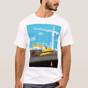 Camiseta Excavator Truck Construction Truck Site