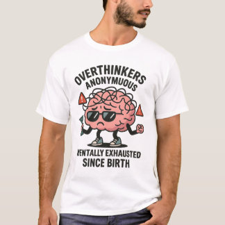 Camiseta Excedentes pensadores anónimos - Cerebro mentalmen