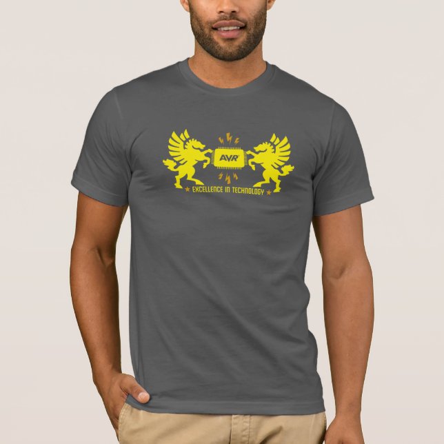 Camiseta Excelencia en la tecnología - gris (Anverso)