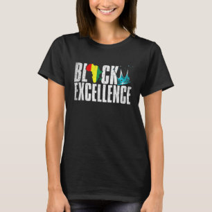 Camiseta Excelencia Negra Hist African American Black Power