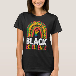 Camiseta Excelencia Negra Mujeres Arcoiris Africanas Histo 