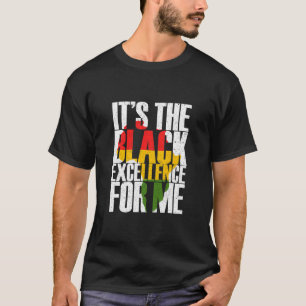 Camiseta Excelencia Negra Orgullo Negro Africano Hi