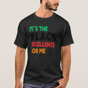 Camiseta Excelencia Negra Orgullo Negro Africano Hi