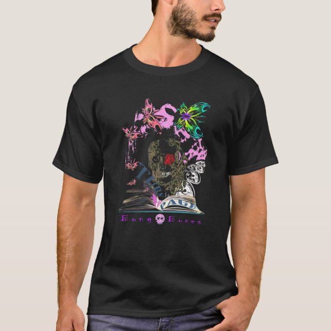 Camiseta Excéntrico Ilustracion de guiones de Kooky Bong Bo (Anverso)