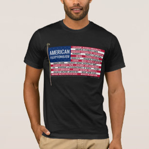 Camiseta ¿Exceptionalism americano?
