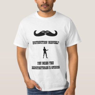 Camiseta ¿Excesivamente un hombre de hombres real - manual