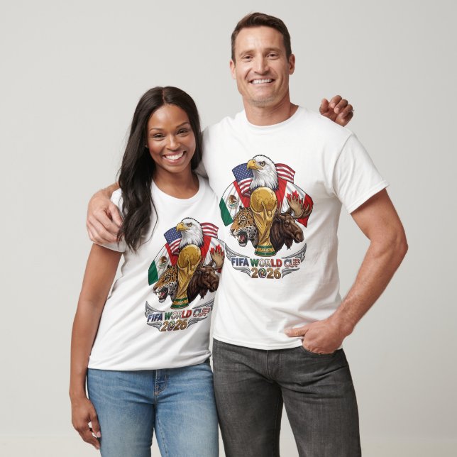 Camiseta Exclusive 2026 FIFA World Cup Host Nations T-Shirt (Unisexo)