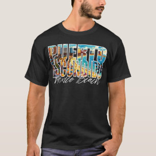 Camiseta Exclusivo Puerto Escondido Beach Amantes de Vacaci