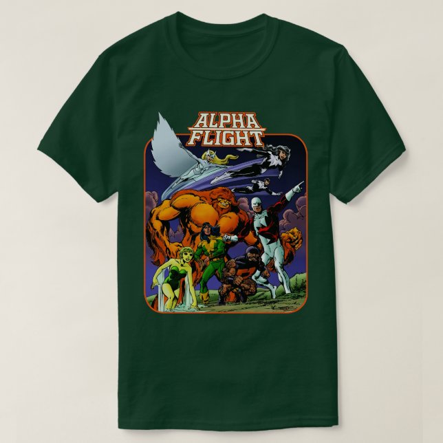 Camiseta Exclusivo vuelo Alpha (Diseño del anverso)