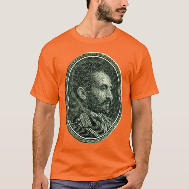 Camiseta Excmo. Sr. Haile Selassie I, Ras Tafari de Etiopía (Anverso)