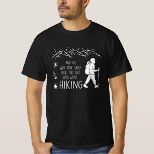 Camiseta excursionismo, senderismo, acampada, naturaleza, a