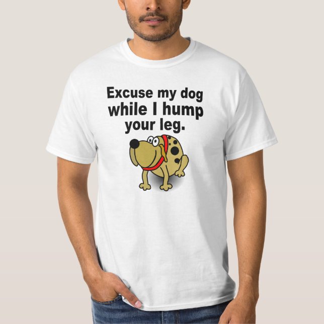 Camiseta Excúseme perro (Anverso)