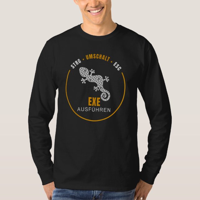 Camiseta exe Ejecutar Administrador de Desarrollador Dev Op (Anverso)