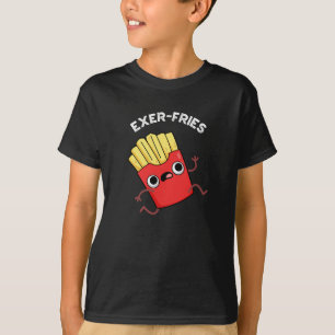Camiseta Exer-fries Funny Fries Puns Dark BG