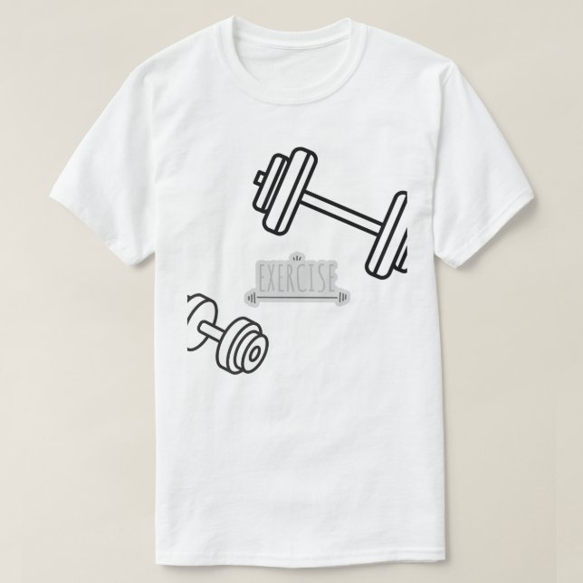 Camiseta Exercise (Diseño del anverso)
