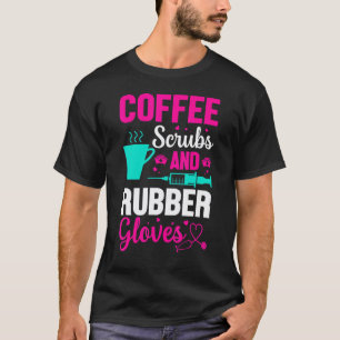 Camiseta Exfoliantes De Café Y Guantes De Goma Doctor Enf