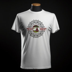 Camiseta Exhalación de paz inhalatoria estrés Yoga Meditaci