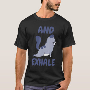 Camiseta Exhalación de yoga para gato divertida