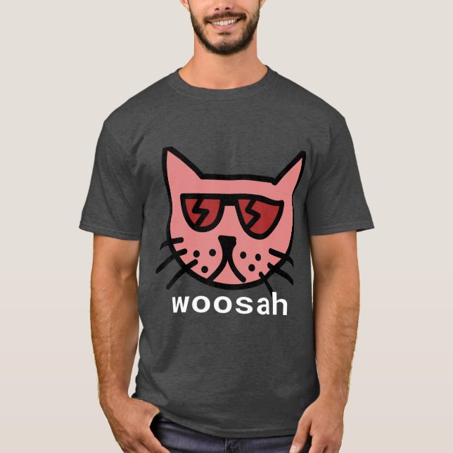 Camiseta Exhalo de yoga de Woosah Calm (3) (Anverso)