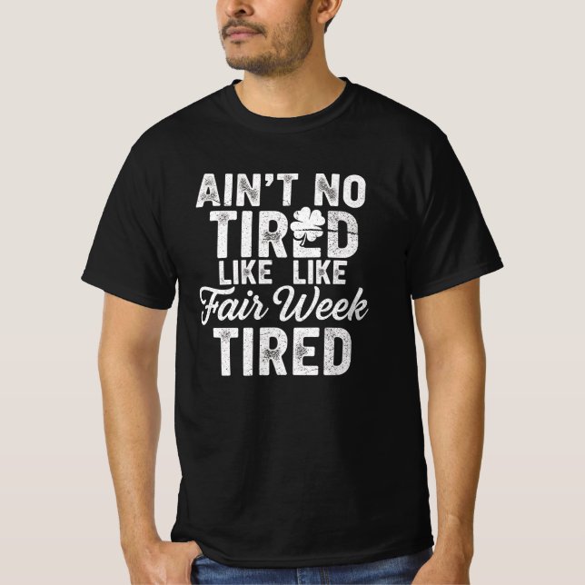 Camiseta Exhausted But Happy Design  (Anverso)