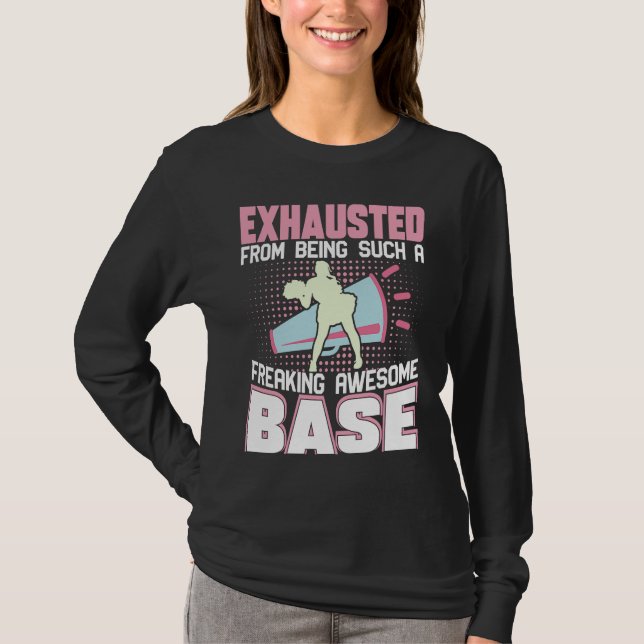 Camiseta Exhausted From Being Such Freaking Awesome Base Ch (Anverso)