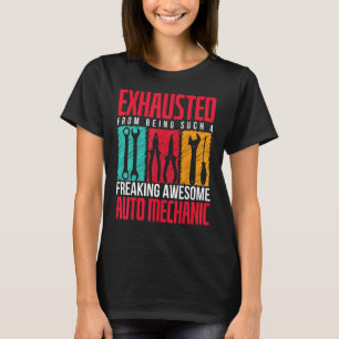 Camiseta Exhausto De Ser Un Auto Tan Asombroso