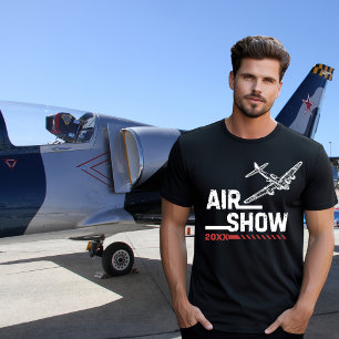 Camiseta EXHIBICIÓN AÉREA Avión Antiguo B-17 WWII, Año Pers