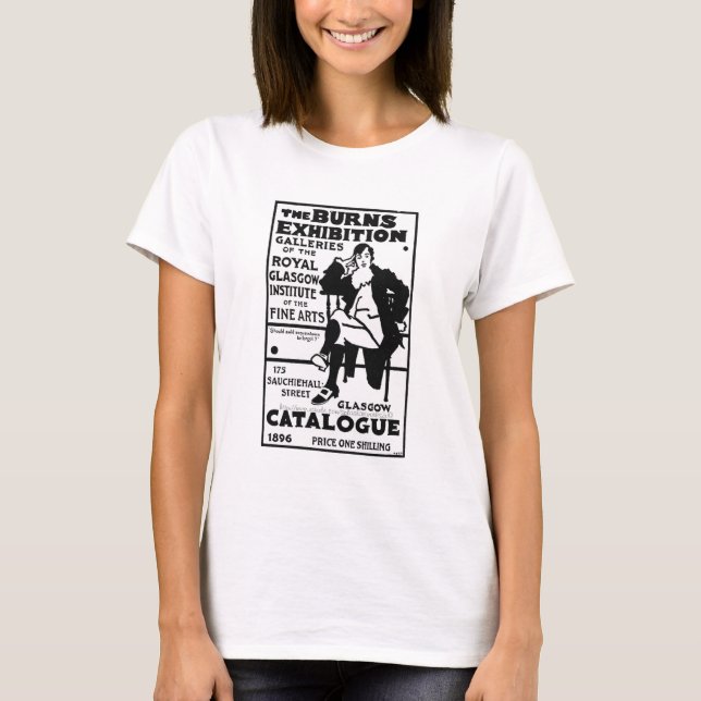 Camiseta "Exhibición de quemaduras de 1896" (Anverso)