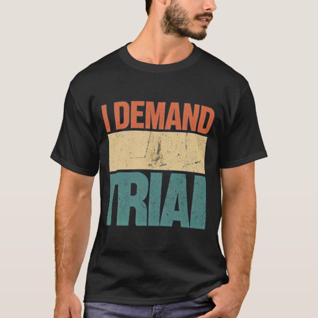 Camiseta Exijo un juicio (Anverso)