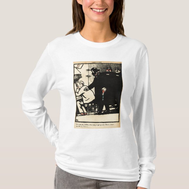 Camiseta Exilian a un preso de crímenes y (Anverso)