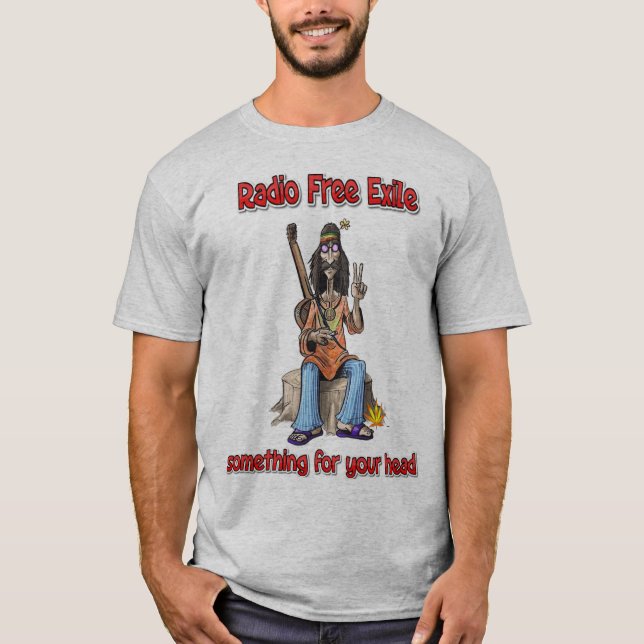 Camiseta exilio sin radio (Anverso)