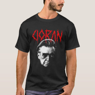 Camiseta Existencia del filósofo Metalizado de la muerte ma