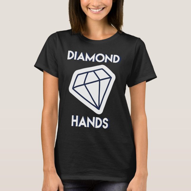 Camiseta Existencias de existencias de valores de diamantes (Anverso)
