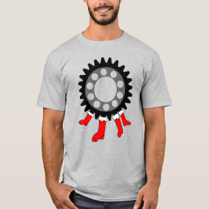 Camiseta Existencias de Navidades de engranajes mecánicos