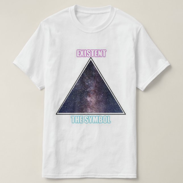 Camiseta Existente el símbolo (Diseño del anverso)