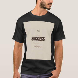 Camiseta Éxito de Sorbo Repetir Cita Motivacional para Aman