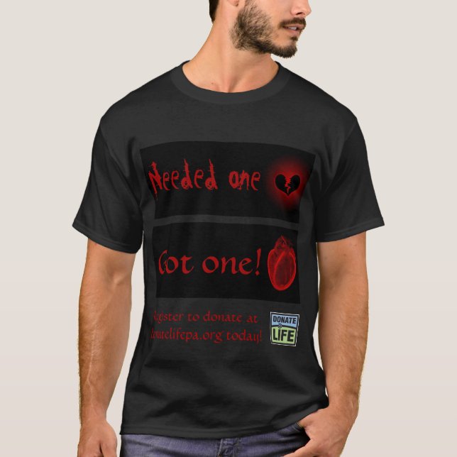 Camiseta Éxito del trasplante de corazón (Anverso)