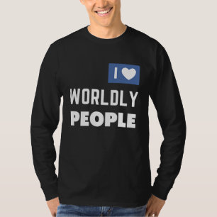 Camiseta ExJW Ex testigo de Jehová Amo a la gente mundana