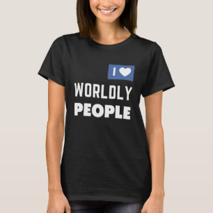 Camiseta ExJW Ex testigo de Jehová Amo a la gente mundana