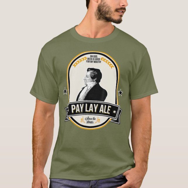 Camiseta ExMormon Novedad   2 lado Pay Lay Ale (Anverso)