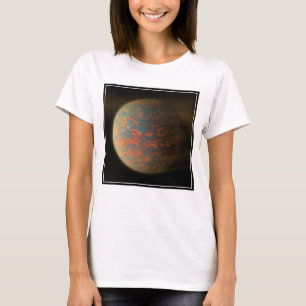 Camiseta Exoplanet 55 Cancri E Y Su Superficie Molten
